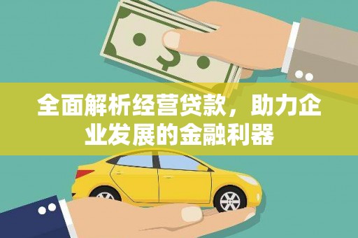 莱西全面解析经营贷款，助力企业发展的金融利器