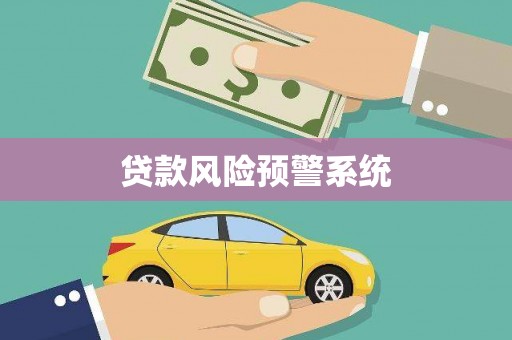 莱西贷款风险预警系统