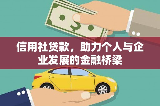 莱西信用社贷款，助力个人与企业发展的金融桥梁