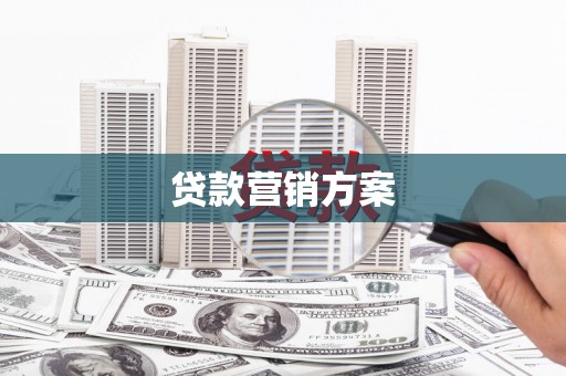 莱西贷款营销方案