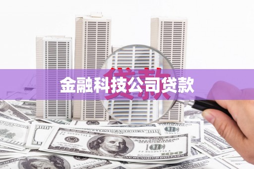莱西金融科技公司贷款