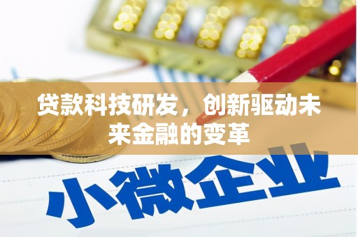 莱西贷款科技研发，创新驱动未来金融的变革