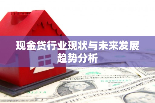莱西现金贷行业现状与未来发展趋势分析