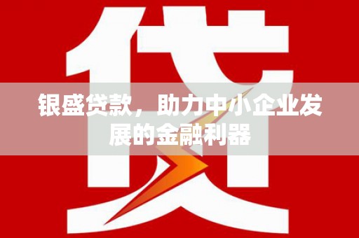 莱西银盛贷款，助力中小企业发展的金融利器