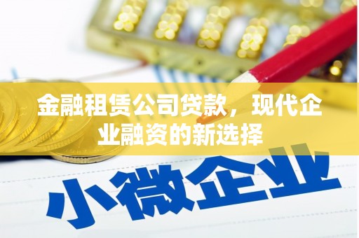 莱西金融租赁公司贷款，现代企业融资的新选择