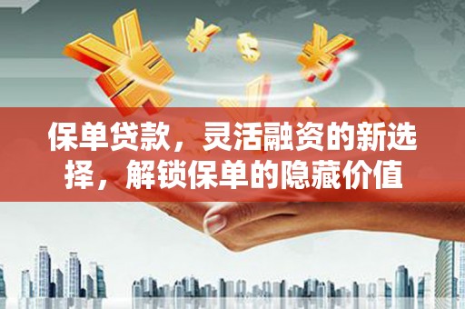 莱西保单贷款，灵活融资的新选择，解锁保单的隐藏价值