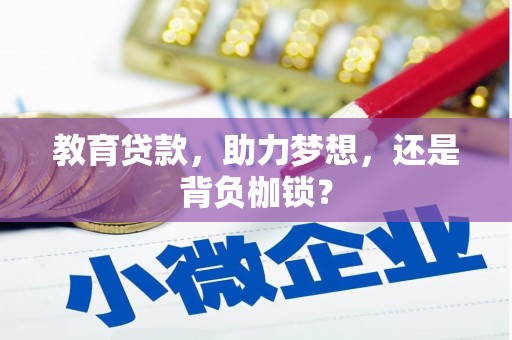 莱西教育贷款，助力梦想，还是背负枷锁？