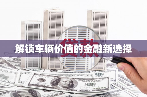 莱西解锁车辆价值的金融新选择