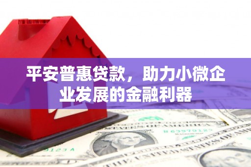 莱西平安普惠贷款，助力小微企业发展的金融利器