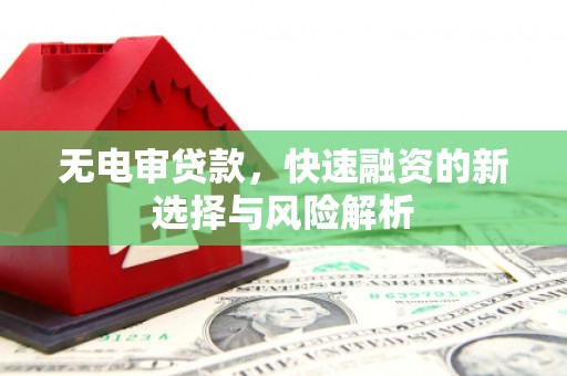 莱西无电审贷款，快速融资的新选择与风险解析