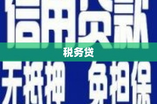 莱西税务贷
