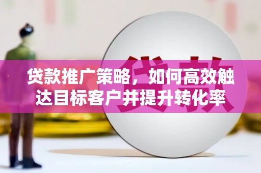 莱西贷款推广策略，如何高效触达目标客户并提升转化率