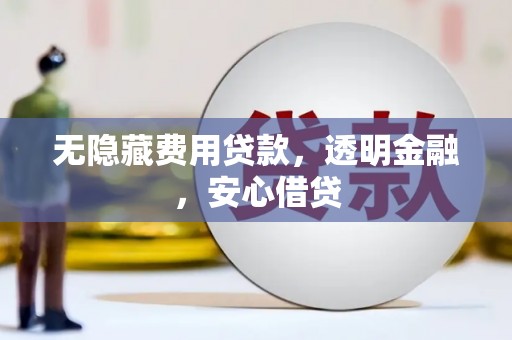 莱西无隐藏费用贷款，透明金融，安心借贷