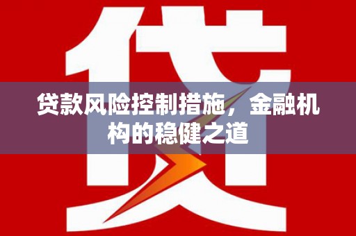 莱西贷款风险控制措施，金融机构的稳健之道
