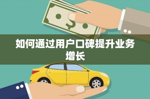 莱西如何通过用户口碑提升业务增长