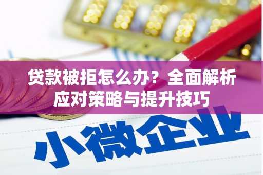 莱西贷款被拒怎么办？全面解析应对策略与提升技巧