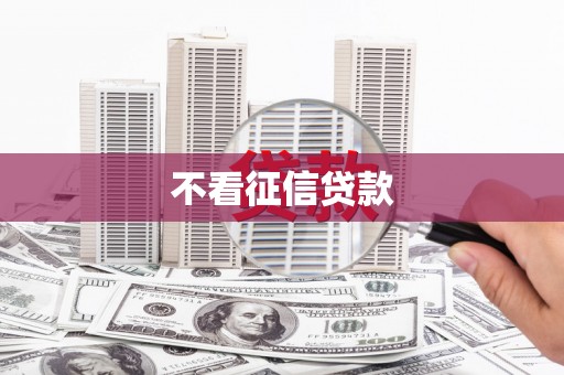 莱西不看征信贷款